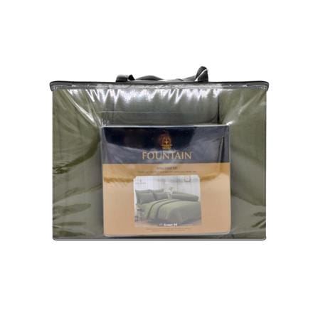 ชุดผ้าปูที่นอน 6 ฟุต (ชุด 6 ชิ้น) FOUNTAIN COLOR 70201-FT GREEN04_4