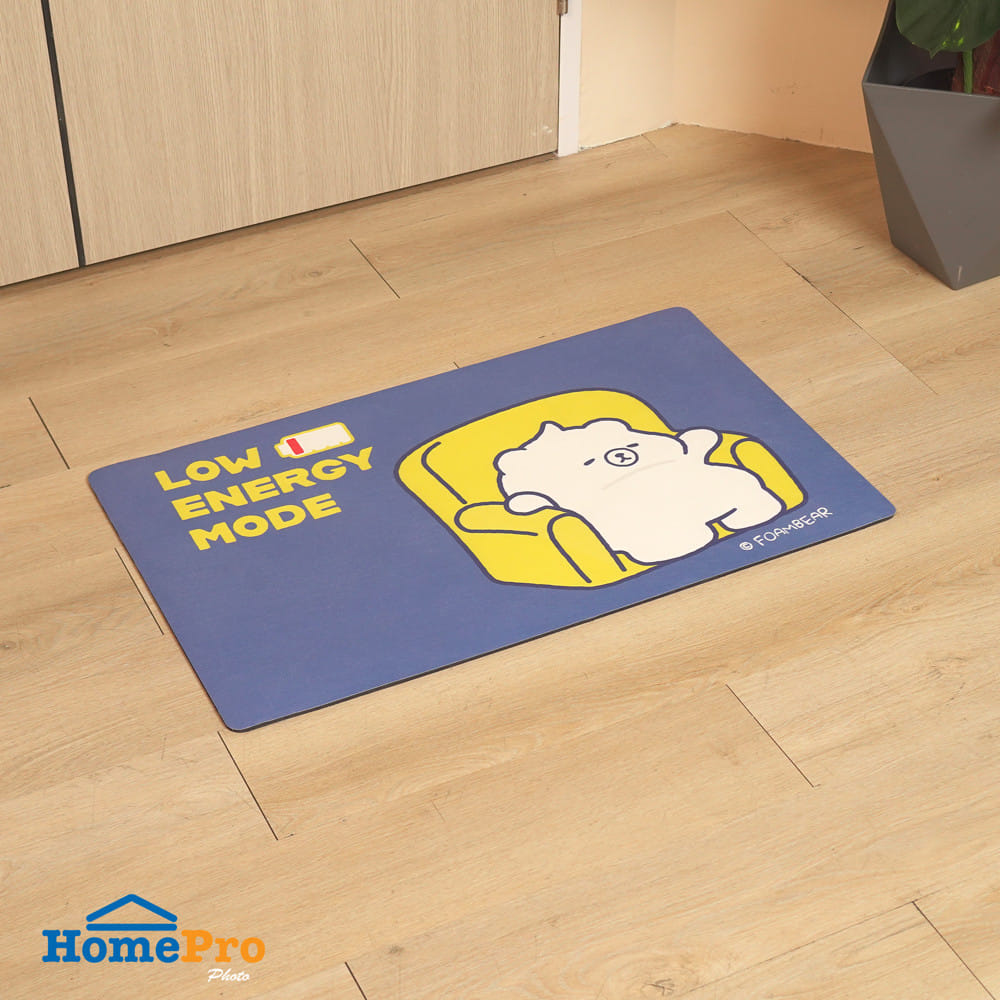 พรมพียู SNAZZ FOAM BEAR SOFA 45x75 ซม. สีน้ำเงิน