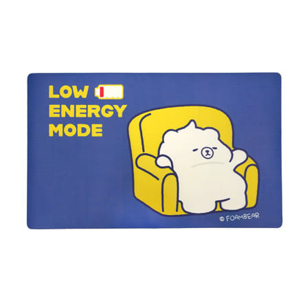 พรมพียู SNAZZ FOAM BEAR SOFA 45x75 ซม. สีน้ำเงิน_0