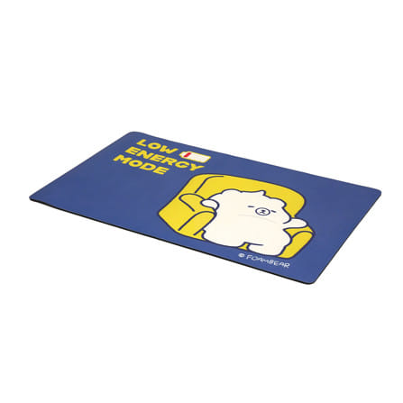 พรมพียู SNAZZ FOAM BEAR SOFA 45x75 ซม. สีน้ำเงิน_3