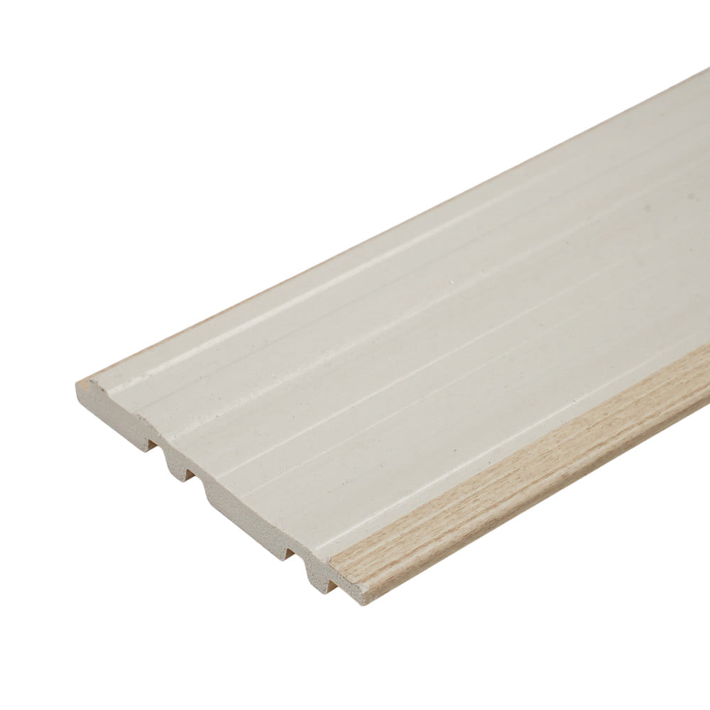 แผ่นผนัง PVC CROBERN JC963 PVC02 12x1.2x240 ซม. สีไวท์โอ๊ค