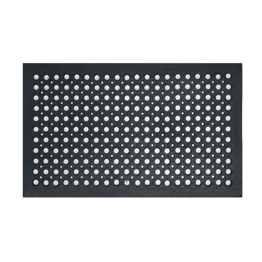 แผ่นยางกันลื่น HOME LIVING STYLE HONEYCOMB 45x75 ซม. สีดำ