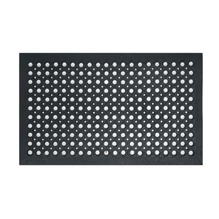 แผ่นยางกันลื่น HOME LIVING STYLE HONEYCOMB 45x75 ซม. สีดำ_0