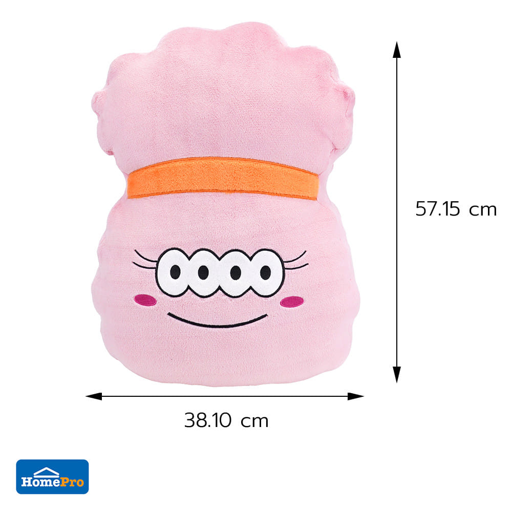 หมอนอิง SNAZZ MONSTER 22.5x15 นิ้ว สีชมพู