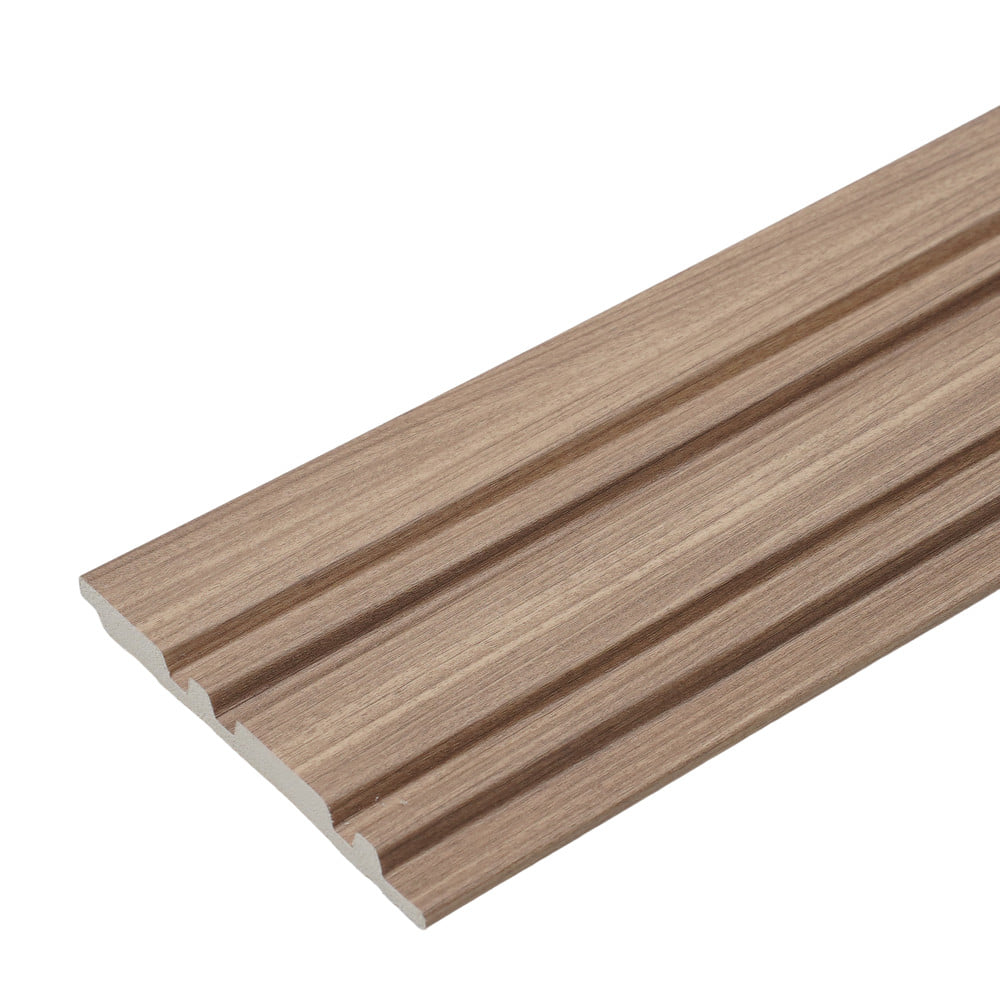 แผ่นผนัง PVC CROBERN JC963 PVC03 12x1.2x240 ซม. สีโอ๊ค