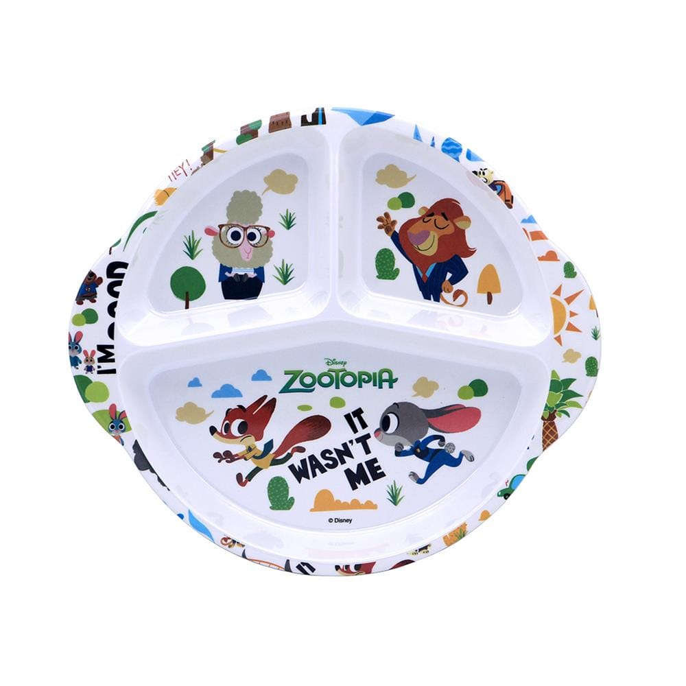 ถาดหลุมเมลามีน 11 นิ้ว SUPERWARE ZOOTOPIA