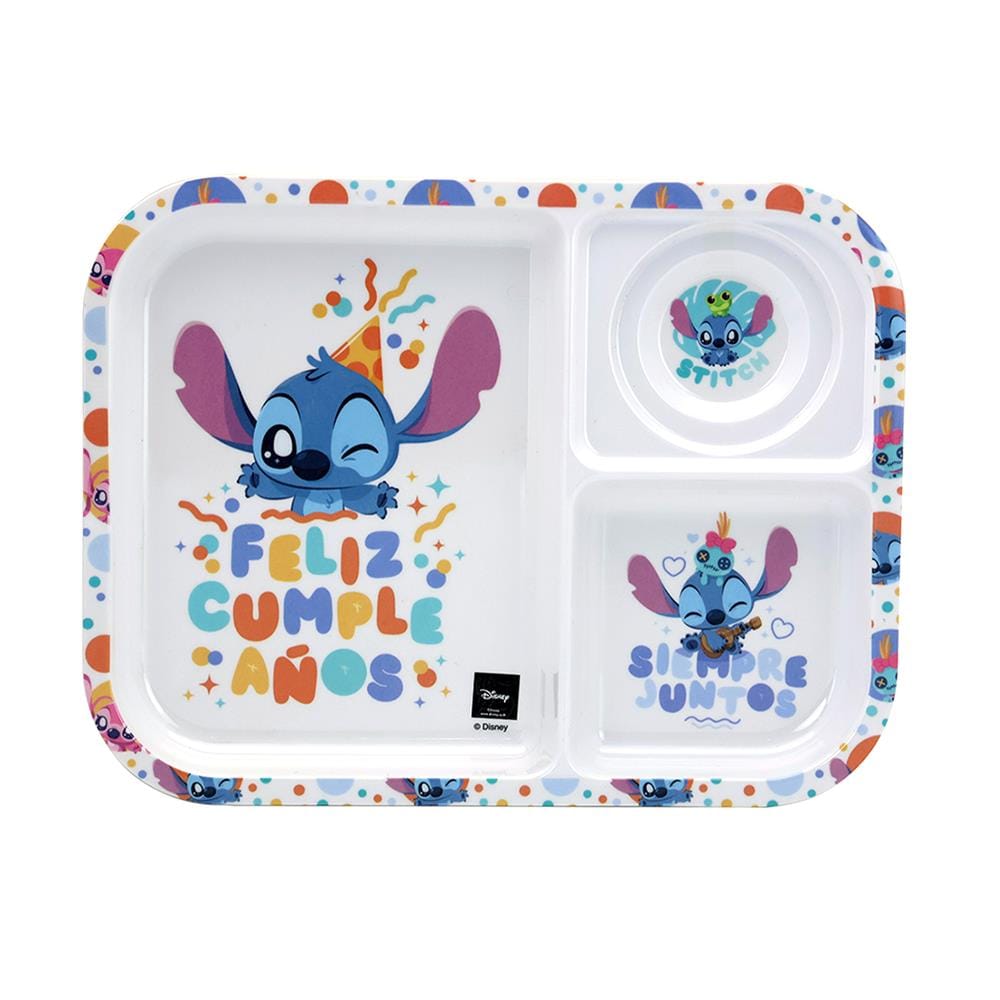 ถาดหลุมเมลามีน 10.5 นิ้ว SUPERWARE STITCH ALOHA