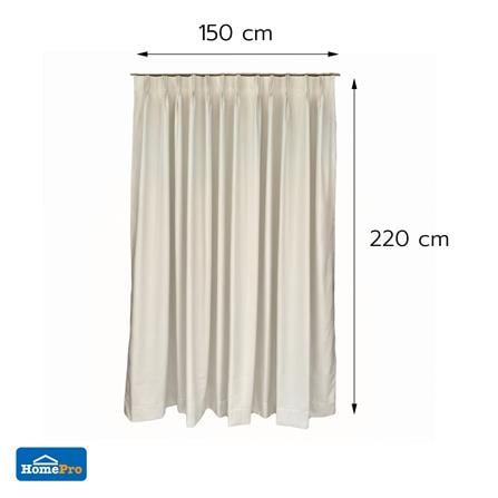 ผ้าม่านจีบ HOME LIVING STYLE MARIM UV 150x220 ซม. สีครีม_7