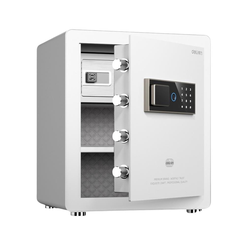 ตู้นิรภัย FINGERPRINT DELI AE801-WH-01 สีขาว