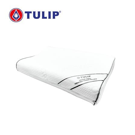 หมอนสุขภาพ เมมโมรี่โฟม TULIP ULTRA COOL MEMORY 06059 60x40x11 ซม. สีขาว_0