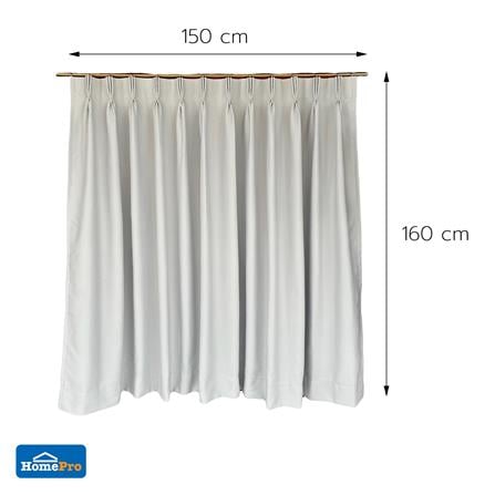 ผ้าม่านจีบ HOME LIVING STYLE MARIM UV 150x160 ซม. สีเทา_7