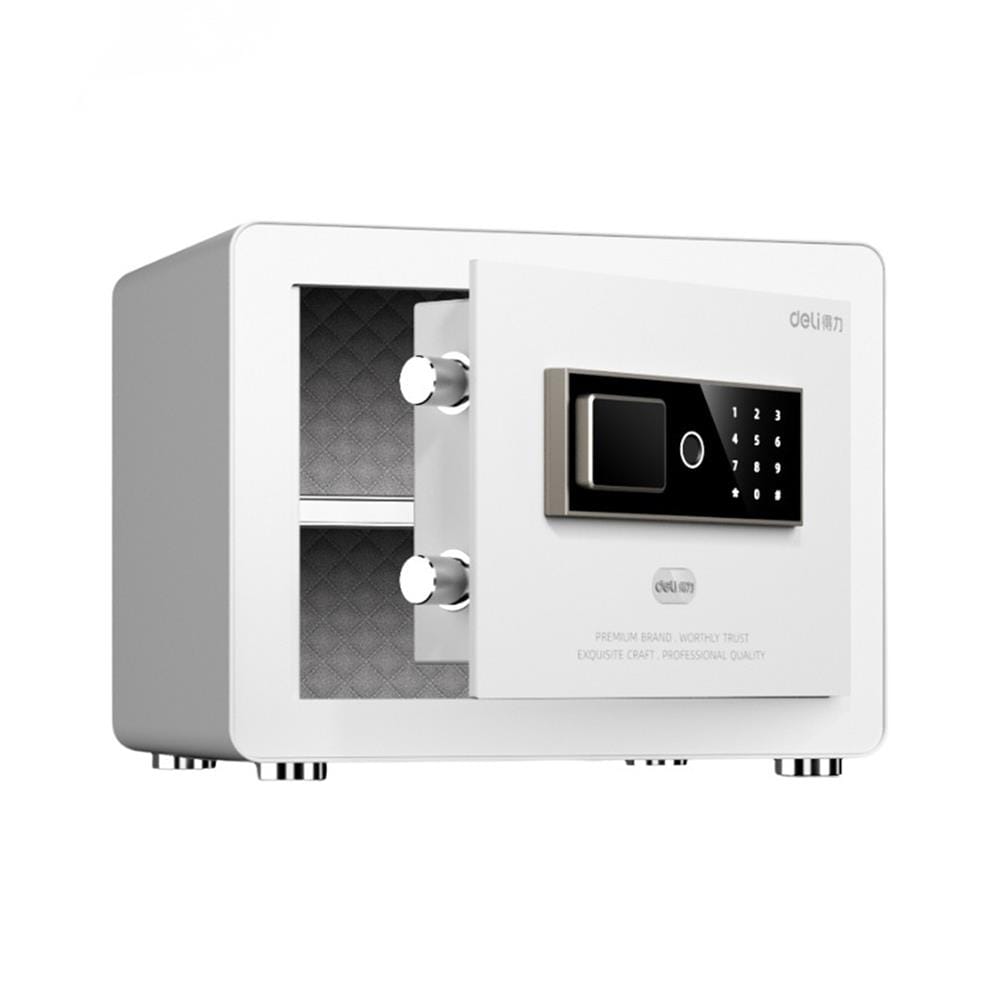 ตู้นิรภัย FINGERPRINT DELI AE800-WH-01 สีขาว