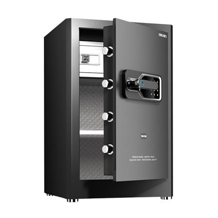 ตู้นิรภัย FINGERPRINT DELI AE131-BK-01 สีดำ_0