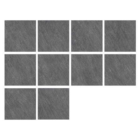 กระเบื้องพื้นพอร์ซเลน 60x60 ซม. COTTO เกรย์สโตน ดำ PM 1.44 ตร.ม._1