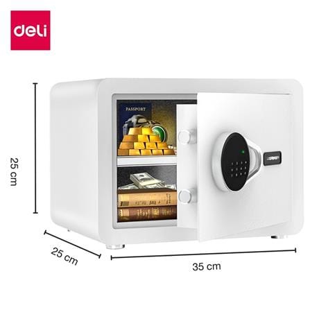 ตู้นิรภัย ELECTRONIC DELI ET541-WH-01 สีขาว_6