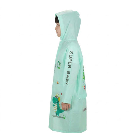 เสื้อกันฝนเด็ก HOMEPRO ไซซ์ 3XL สีเขียว_2