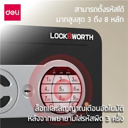ตู้นิรภัย ELECTRONIC LOCKSWORTH VS4501-BK-01 สีดำ_3