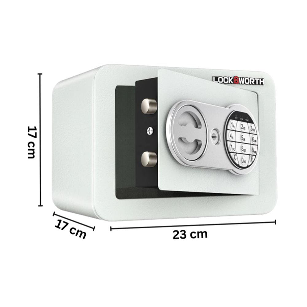 ตู้นิรภัย ELECTRONIC LOCKSWORTH VS4501-WH-01 สีขาว