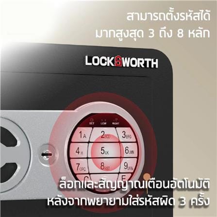 ตู้นิรภัย ELECTRONIC LOCKSWORTH VS4501-WH-01 สีขาว_4