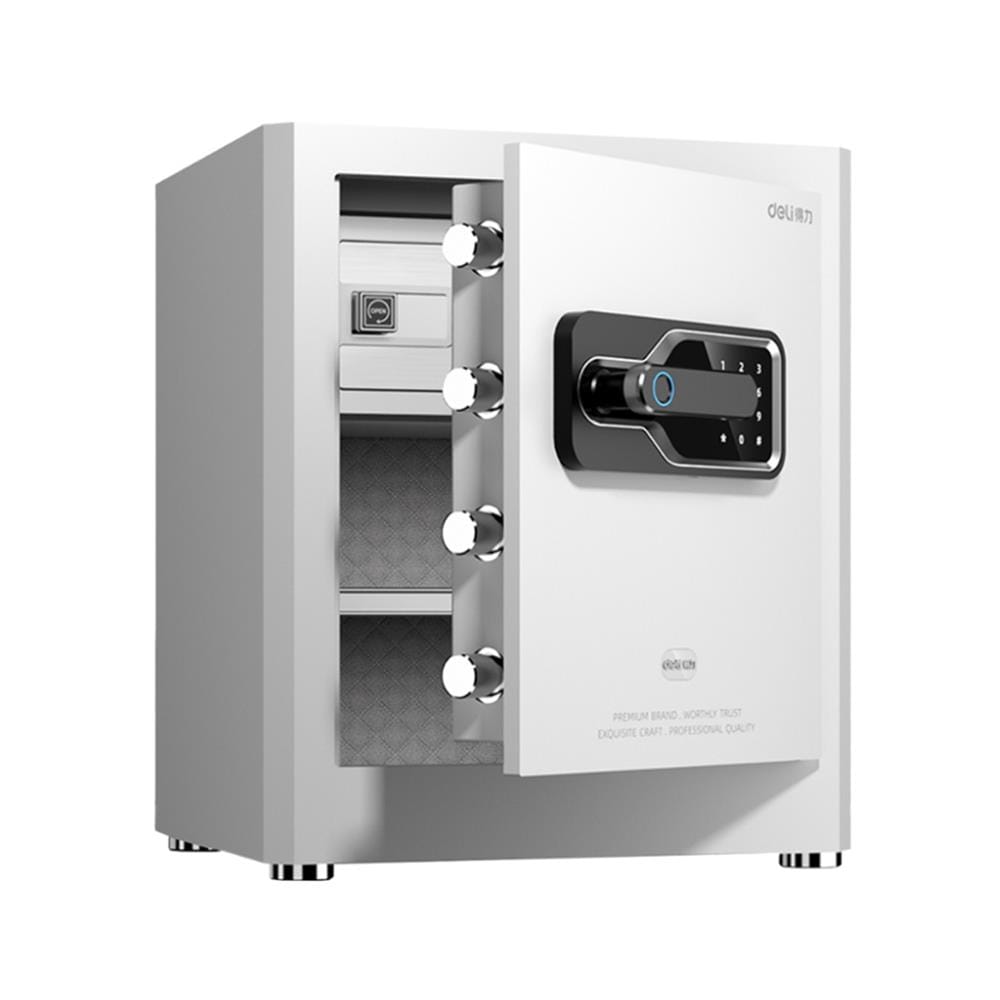 ตู้นิรภัย FINGERPRINT DELI AE130-WH-01 สีขาว