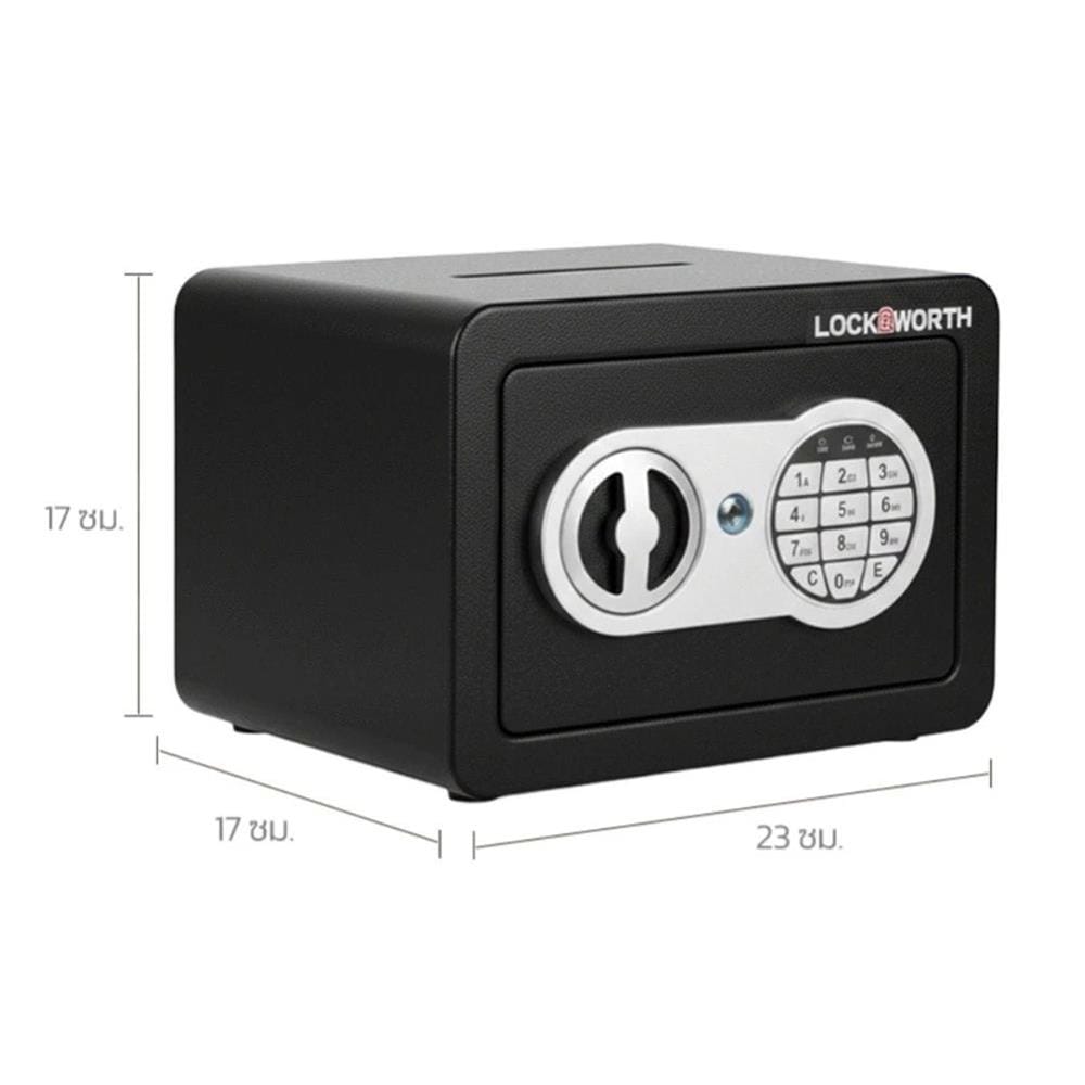 ตู้นิรภัย ELECTRONIC LOCKSWORTH VS4502-BK-01 สีดำ