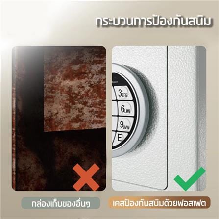 ตู้นิรภัย ELECTRONIC LOCKSWORTH VS4502-BK-01 สีดำ_6