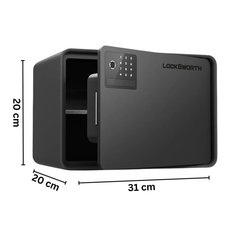 ตู้นิรภัย FINGERPRINT LOCKSWORTH VS4528-BK-01 สีดำ
