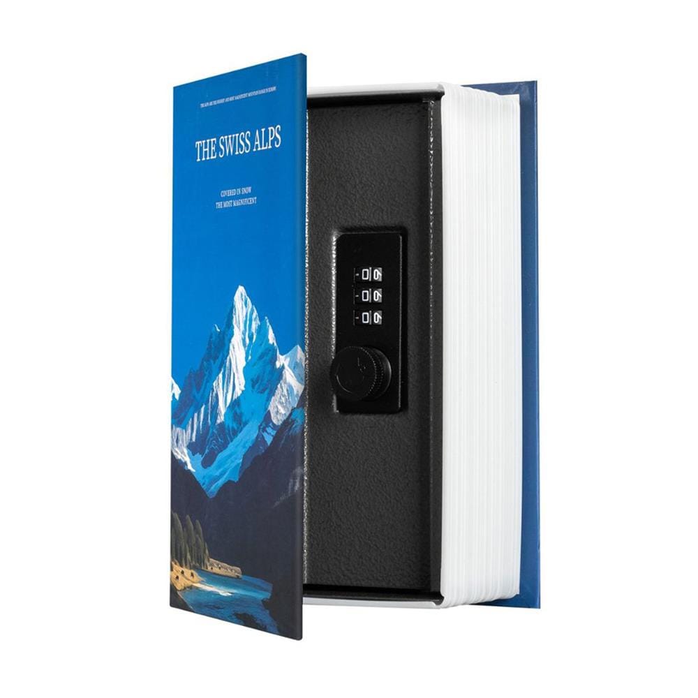 กล่องนิรภัยทรงหนังสือ DELI VS4570-BL-01 สีน้ำเงิน