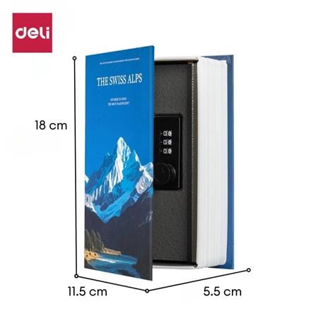 กล่องนิรภัยทรงหนังสือ DELI VS4570-BL-01 สีน้ำเงิน_7
