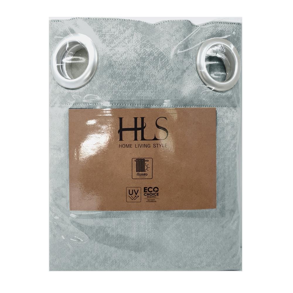 ผ้าม่าน EYELET HOME LIVING STYLE LENA UV 140x220 ซม. สีเทา