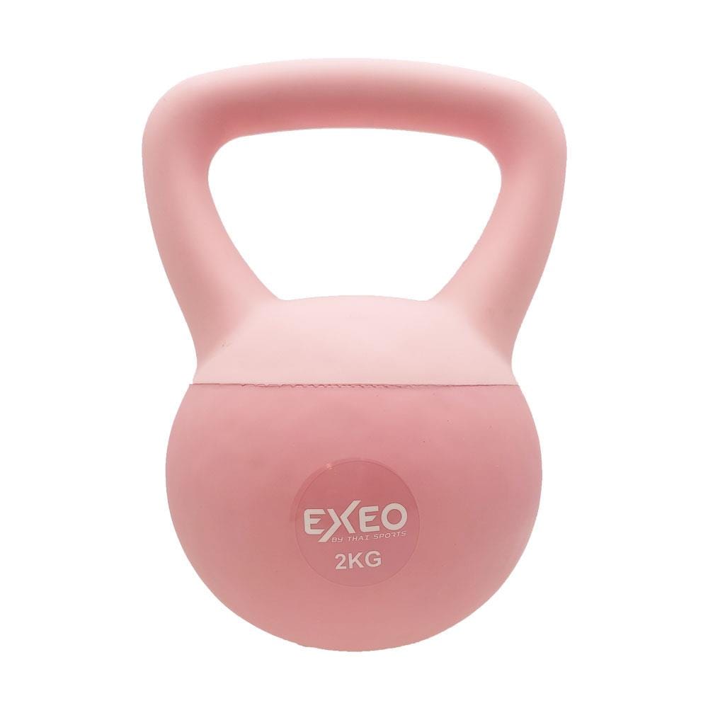 เคตเทิลเบล PVC EXEO GM2112 แบบนิ่ม 2 กก. สีชมพู