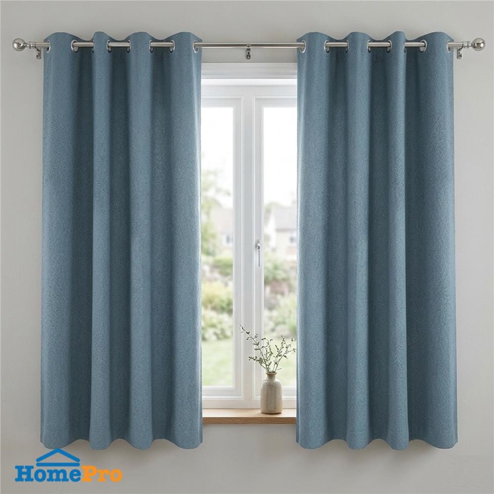 ผ้าม่าน EYELET HOME LIVING STYLE FOLIO UV 130x160 ซม. สีฟ้า
