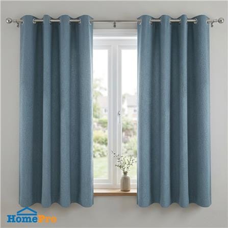 ผ้าม่าน EYELET HOME LIVING STYLE FOLIO UV 130x160 ซม. สีฟ้า_3