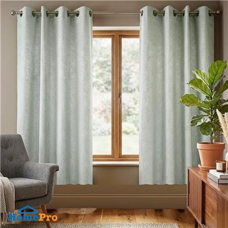 ผ้าม่าน EYELET HOME LIVING STYLE ANNA UV 140x160 ซม. สีเทา_3