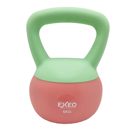 เคตเทิลเบล PVC EXEO GM2112 แบบนิ่ม 6 กก. สีเขียว/ชมพู_0