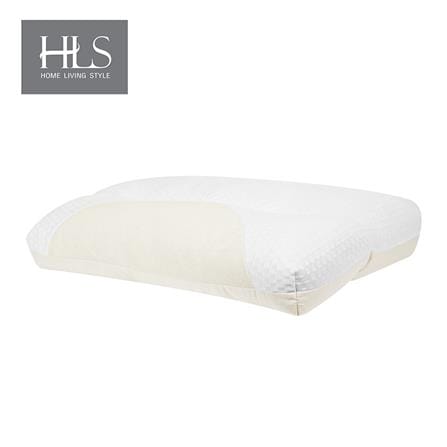 หมอนสุขภาพ ใยสังเคราะห์ HOME LIVING STYLE COOLING LUCKY 15x22 นิ้ว สี WHITE/CREAM_1