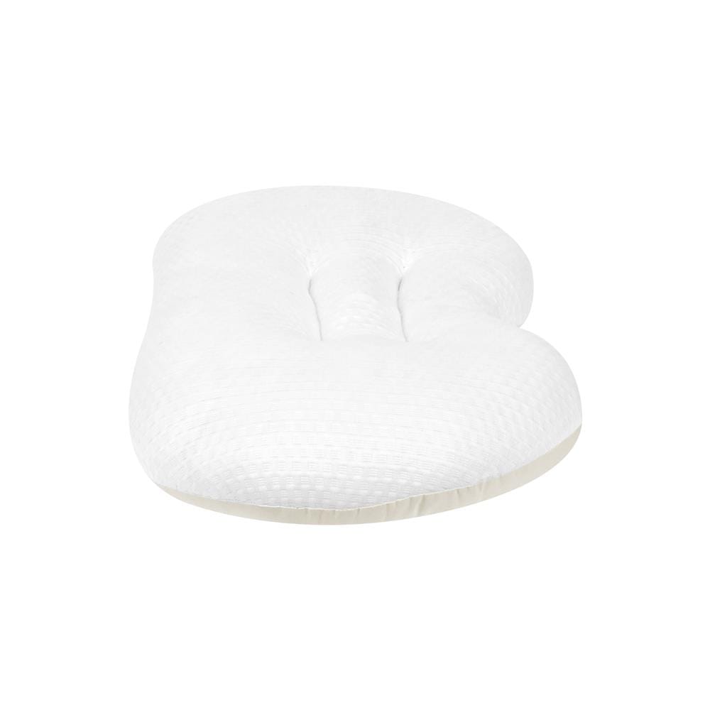 หมอนสุขภาพ ใยสังเคราะห์ HOME LIVING STYLE COOLING PEANUT 15x22 นิ้ว WHITE/CREAM
