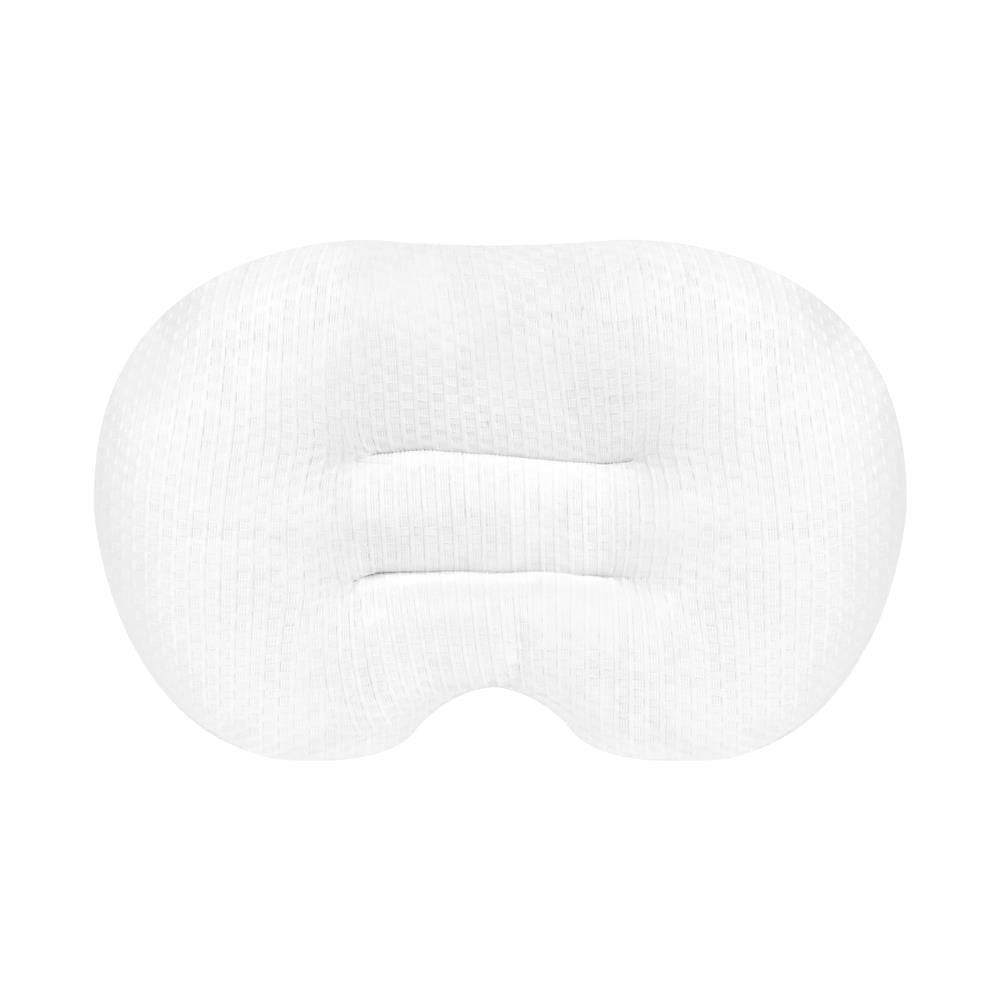 หมอนสุขภาพ ใยสังเคราะห์ HOME LIVING STYLE COOLING PEANUT 15x22 นิ้ว WHITE/CREAM