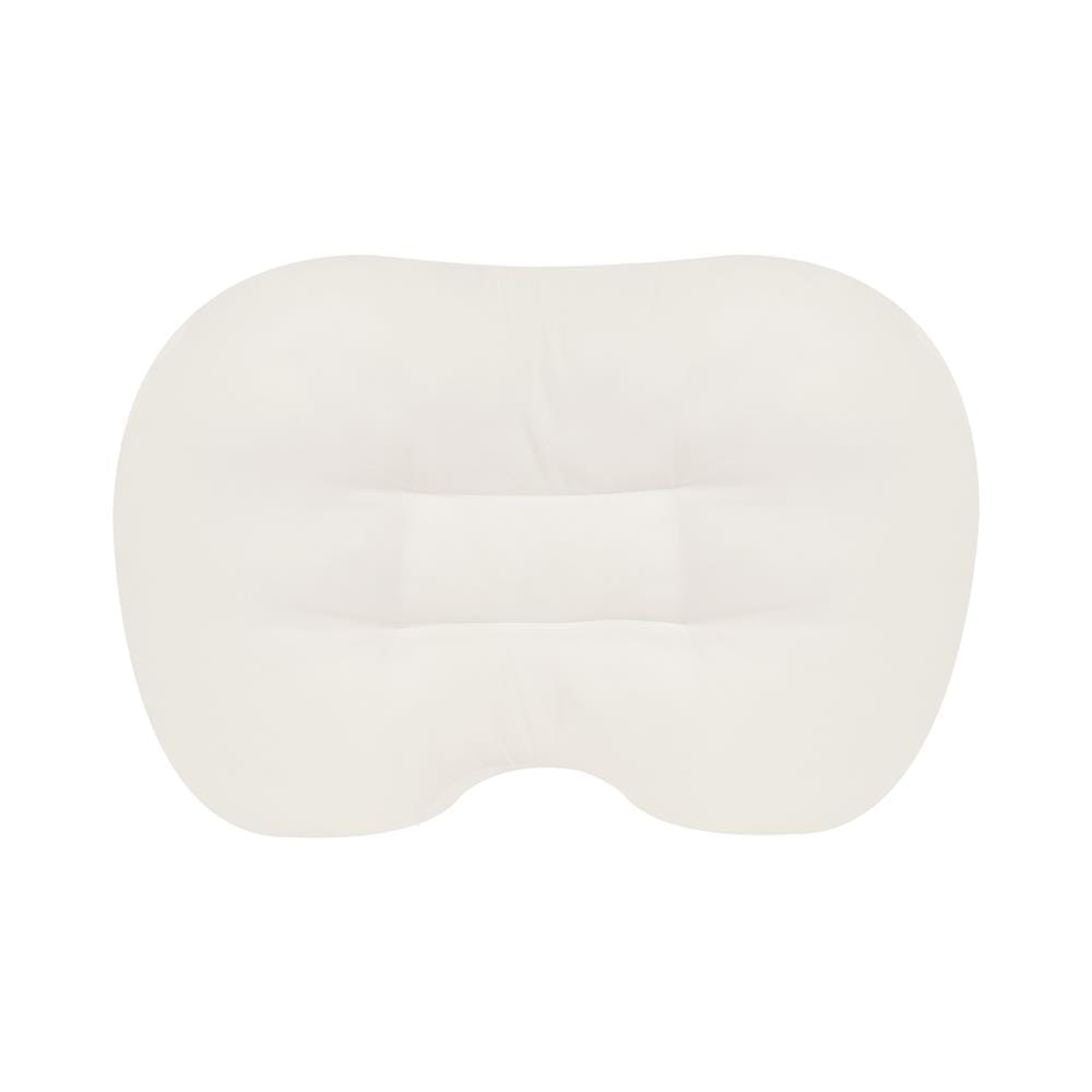 หมอนสุขภาพ ใยสังเคราะห์ HOME LIVING STYLE COOLING PEANUT 15x22 นิ้ว WHITE/CREAM