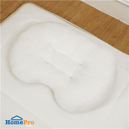 หมอนสุขภาพ ใยสังเคราะห์ HOME LIVING STYLE COOLING PEANUT 15x22 นิ้ว WHITE/CREAM_8