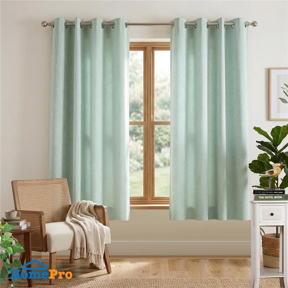 ผ้าม่าน EYELET HOME LIVING STYLE ANNA UV 140x160 ซม. สีเขียว