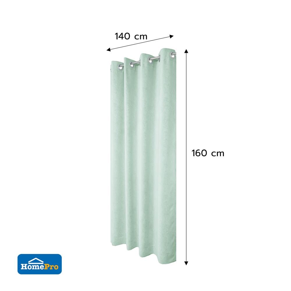 ผ้าม่าน EYELET HOME LIVING STYLE ANNA UV 140x160 ซม. สีเขียว