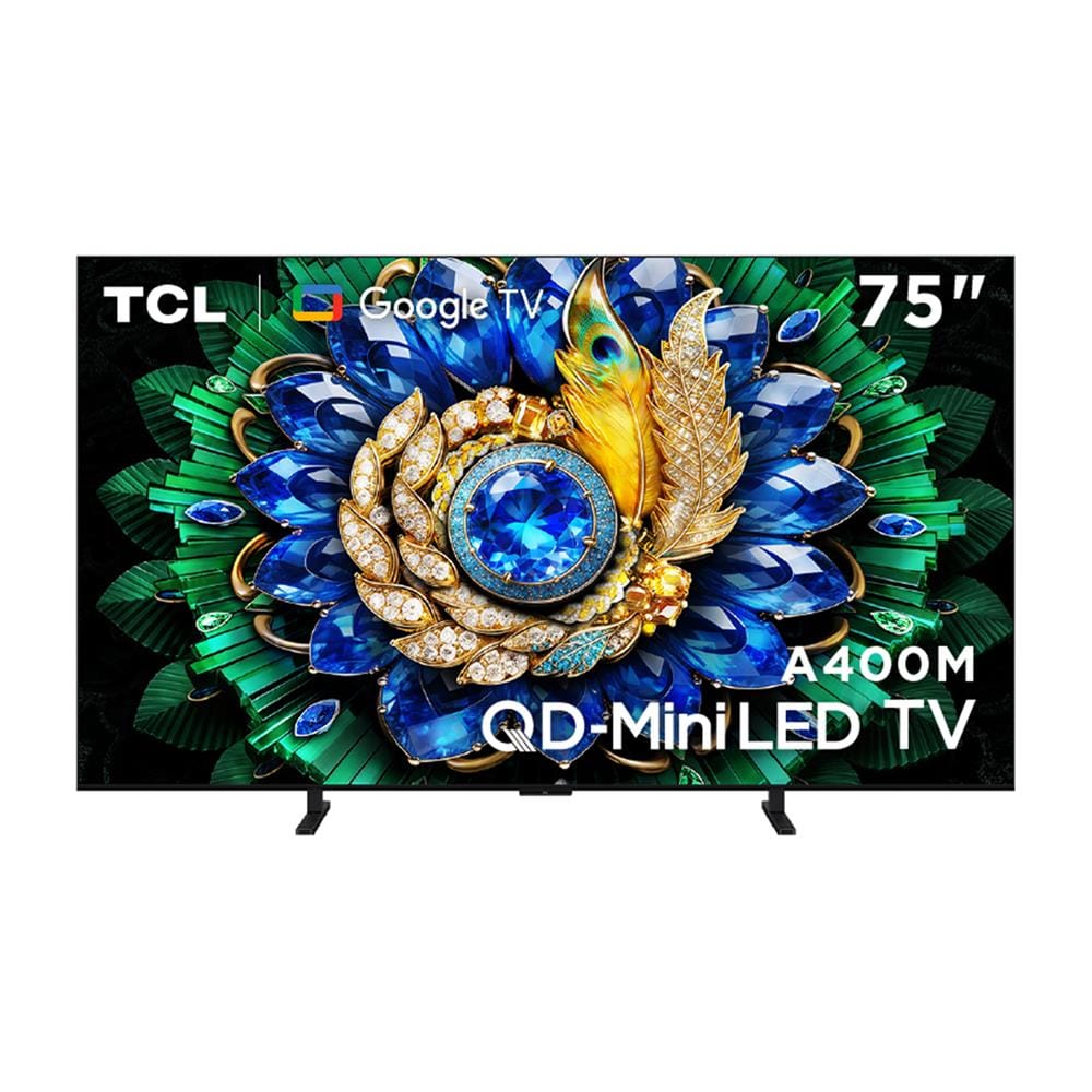 ทีวีคิวดี มินิแอลอีดี 75 นิ้ว TCL (4K, MINI LED, GOOGLE TV) 75A400M
