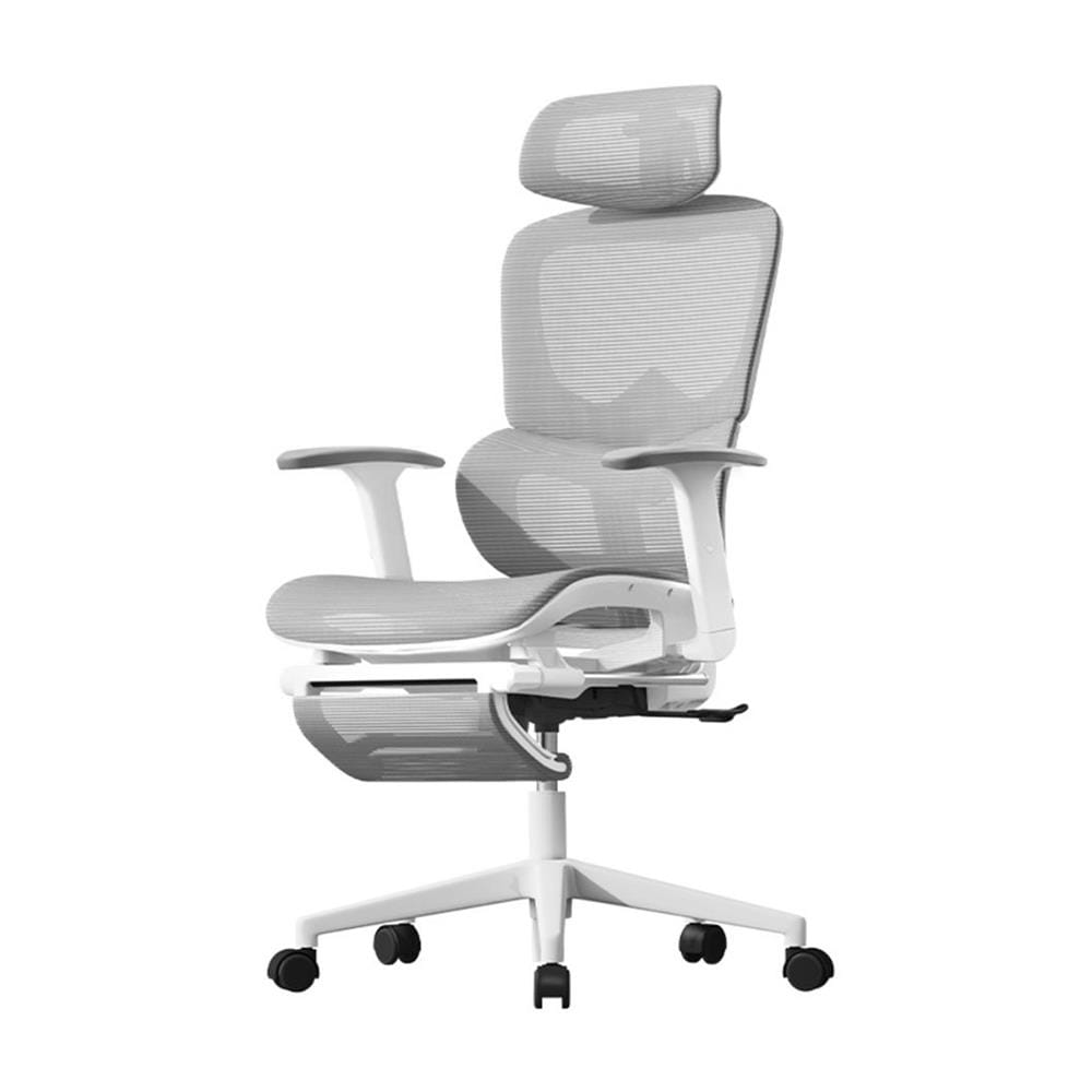 เก้าอี้สำนักงาน DELI E4991-WH-01 สีขาว/เทา