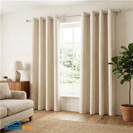 ผ้าม่าน EYELET HOME LIVING STYLE FOLIO UV 130x220 ซม. สีครีม_3