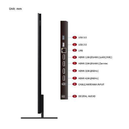 ทีวีคิวดี มินิแอลอีดี 65 นิ้ว TCL (4K, MINI LED, GOOGLE TV) 65A400M_12