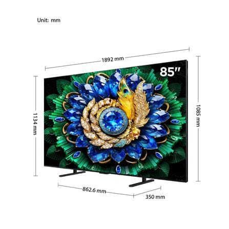 ทีวีคิวดี มินิแอลอีดี 85 นิ้ว TCL (4K, MINI LED, GOOGLE TV) 85A400M_13