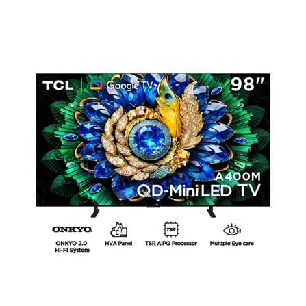 ทีวีคิวดี มินิแอลอีดี 98 นิ้ว TCL (4K, MINI LED, GOOGLE TV) 98A400M_11