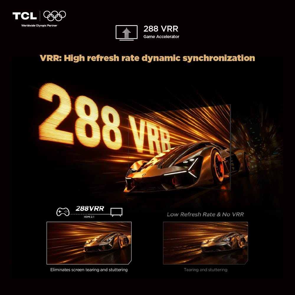 ทีวีเอสคิวดี มินิแอลอีดี 65 นิ้ว TCL (4K, MINI LED, GOOGLE TV) 65C8L