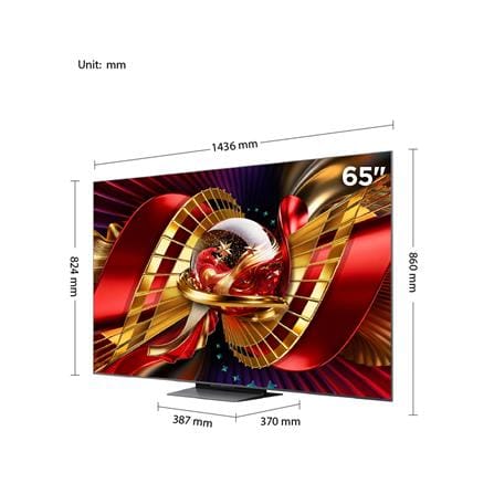 ทีวีเอสคิวดี มินิแอลอีดี 65 นิ้ว TCL (4K, MINI LED, GOOGLE TV) 65C8L_11